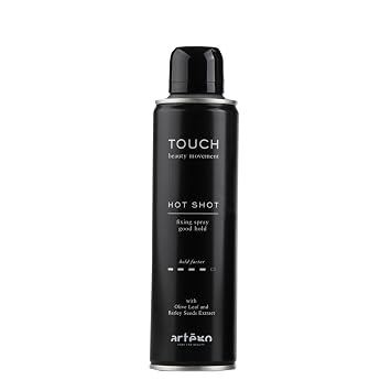Artego TOUCH Hot Shot Hairspray 8.5 fl oz Medium to Strong Hold Finishing Spray for Long-Lasting, Frizz-Free Styles