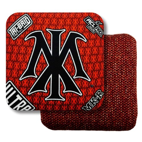 Ultra Cornhole Bags MK-R Cornhole Bag Set - ACL Approved (Red)