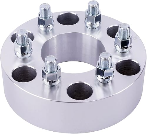Miniatura 7 de DCVAMOUS 4 adaptadores de rueda de 6 x 5 a 6 x 5.5 pulgadas con pernos de 12 x 1.5 de 3.075in de diámetro compatible con Chevrolet GMC 6 de 6 x 127