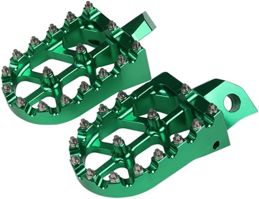 Motorcycle pedal Fit For KX 125 250 500 KDX 200 220 R 200R 220R 250 KDX200 R KX500 2004 Accessories Footpegs Rests Floor Boards Pedal Footrests(Black)