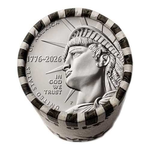 Enduring Liberty Half Dollar 1776-2026 America 250th Anniversary 1-Year Issue Uncirculated Roll Philadelphia Mint (P Mint)
