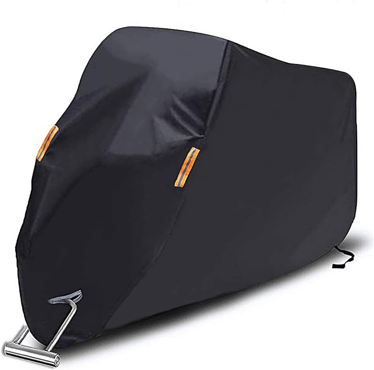 Motorcycle Cover Waterproof/Dustproof/Snowproof/UV Protection Motorcycle Covers 5 Layer Breathable Fabric with Lock-Holes fit for Most Types (Motorcycle-L UP to 96")