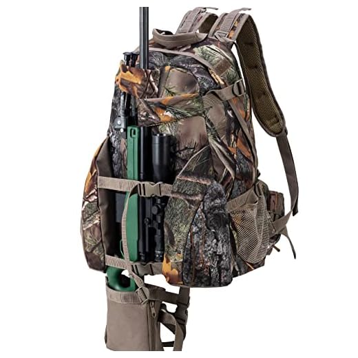 BLISSWILL Hunting Backpack Outdoor Gear Daypack for Rifle Bow Gun(New leaf camouflage color)