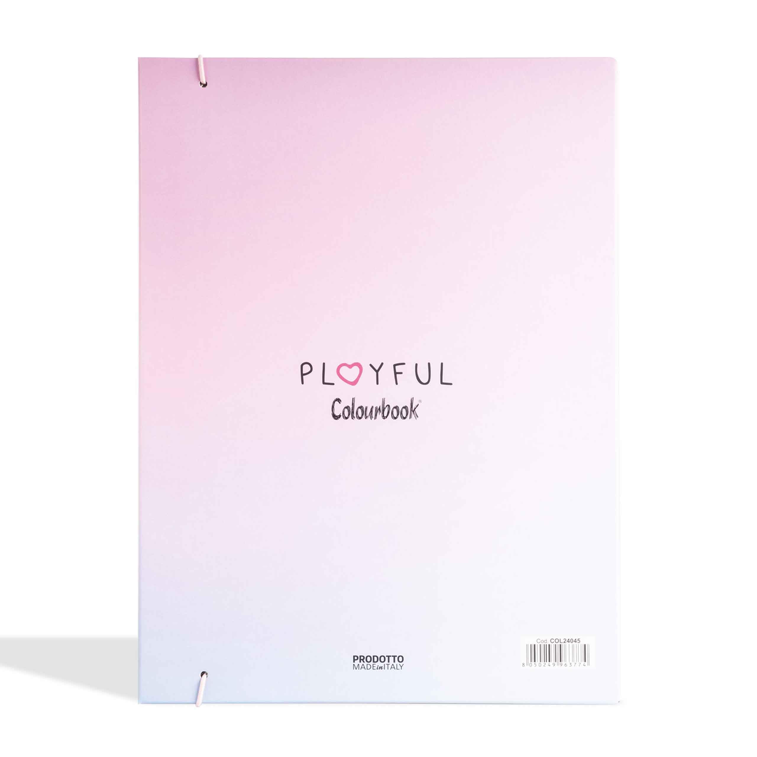 Cartelline 3 Lembi Con Elastico Marilyn - 4 Fantasie, Dorso 1 Cm, Made In Italy - Foto 2