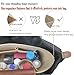 Lckaey Purse Organizer Insert for longchamp(Small) shor thandle Handbags Organizer 1012Beige-S