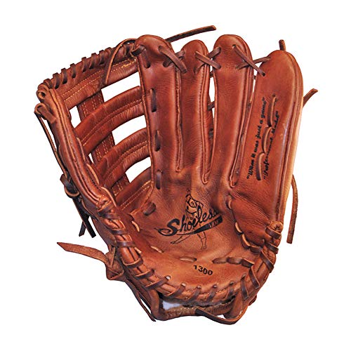 SHOELESS JOE Proffesional Series 13' Single Bar Pocket Baseball Glove, Right Hand Throw