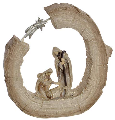 Item International Nacimiento Resina 20x20, Crudo, 20x20Cm