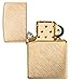 Zippo Herringbone Sweep Brass Pocket Lighter