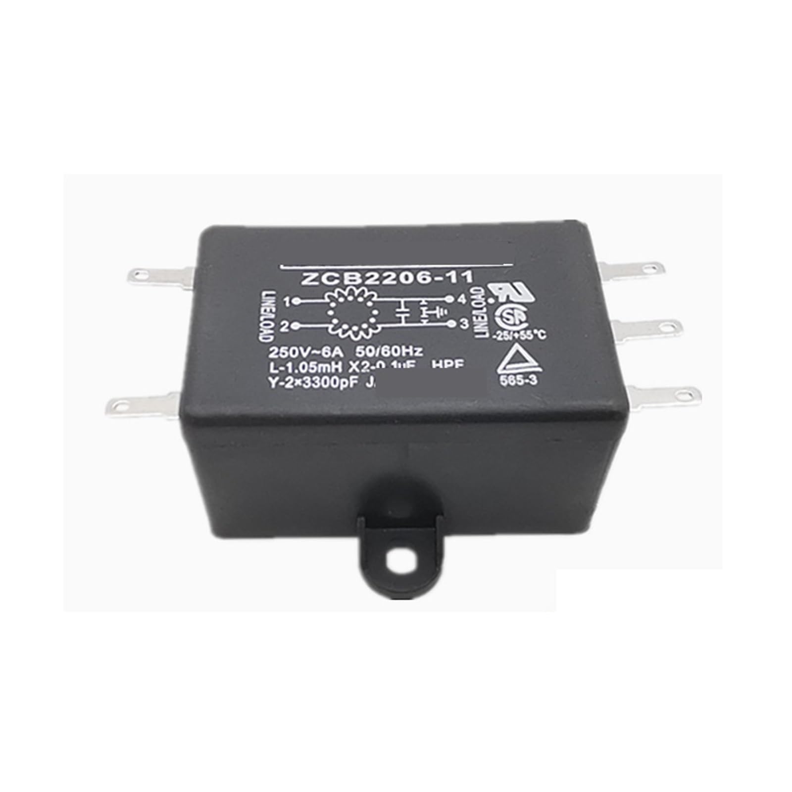 Filtro de potencia ZCB2206-11 para un sonido de alta fidelidad sin ruidos