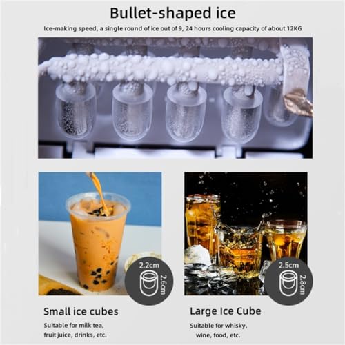 Máquina portátil de hielo auto-limpiante compacta miniatura 5