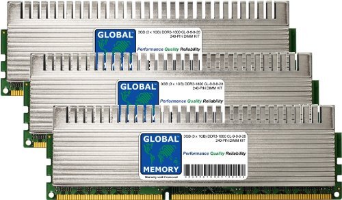 DDR3 1800MHz kit mémoire RAM 3Go PC3-14400 pour carte mère de bureau