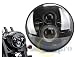 Wiipro Black 7" Inch Round Harley LED H4 H13 Projection Daymaker Headlight for Harley Davidson Motorcycles 40W