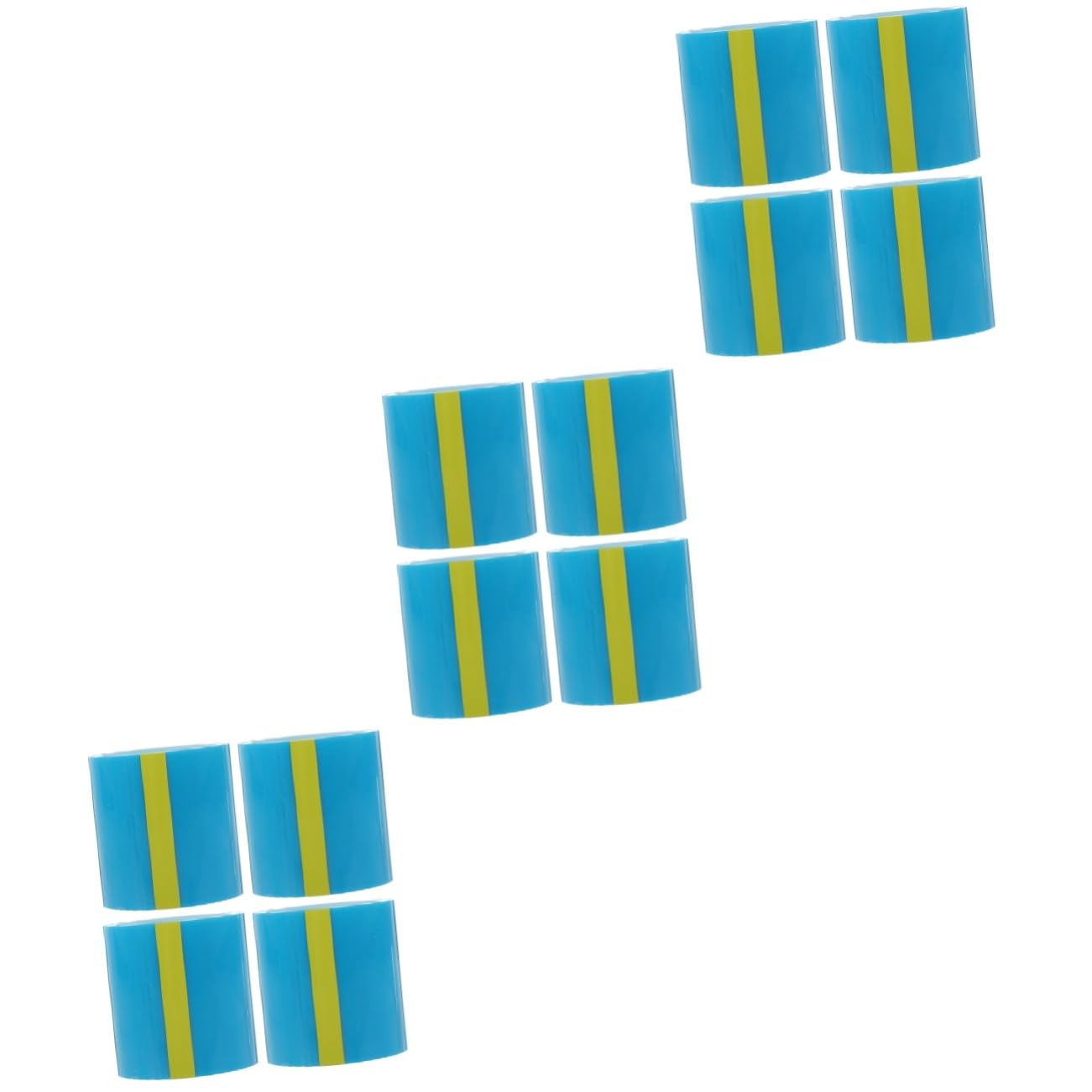SHINEOFI 12pezzi Traceless Adhesive Tape Nastro Senza Traccia Blu Per Artigianato e Decorazioni Nastro Per Creazioni e Riparazioni Flessibili