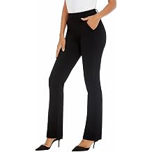 iChosy Womens Ease into Comfort Barely Bootcut Stretch Dress Pants