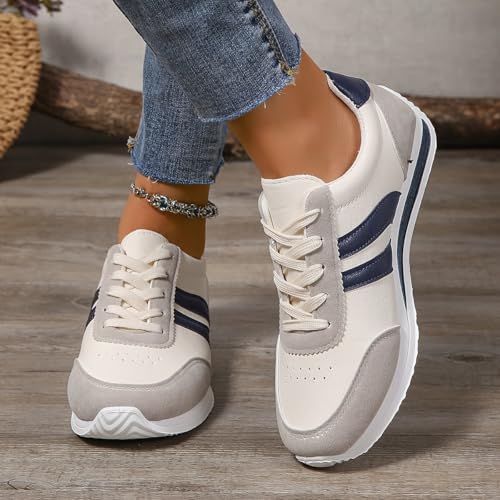 Big Size Women's Lightweight Running Sneakers - Versatile Lace-Up Low Top Sports Shoes Accents for Casual & Active Wear4