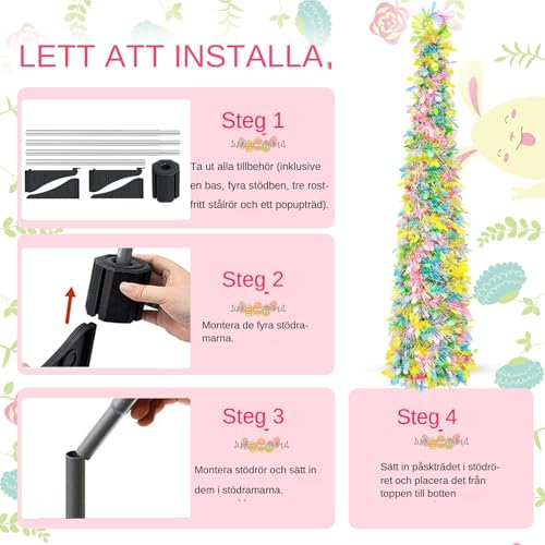Árboles artificiales decorativos de 152 cm para exteriores e invierno 5