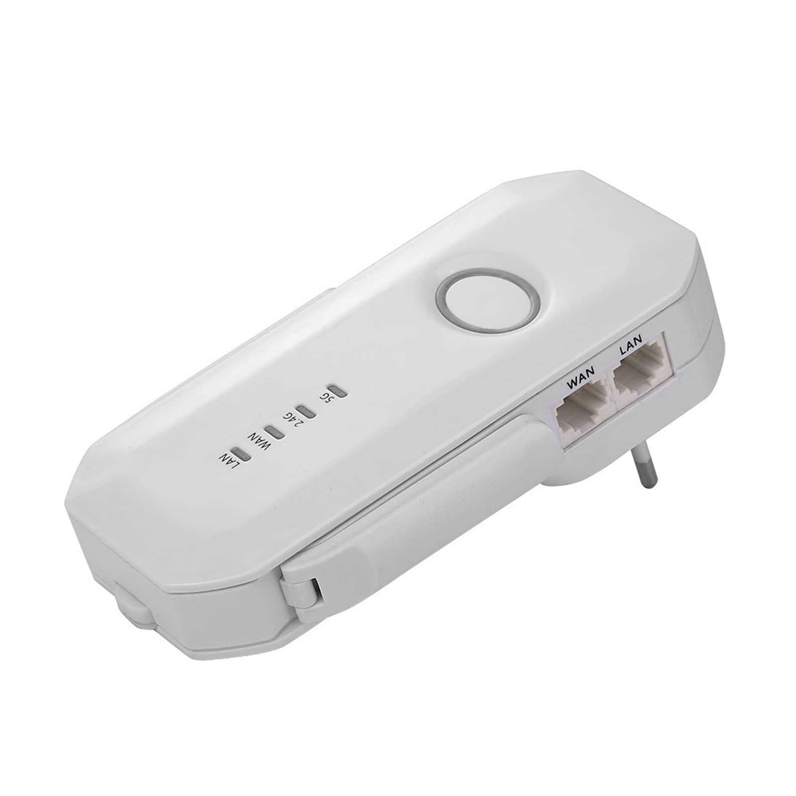 Estensore WiFi a lungo raggio per casa fino a 360° Copertura completa di 100 metri, Estensore WiFi fino a 300 Mbps, 3 modalità, Supporta porta Ethernet, per casa e all'aperto