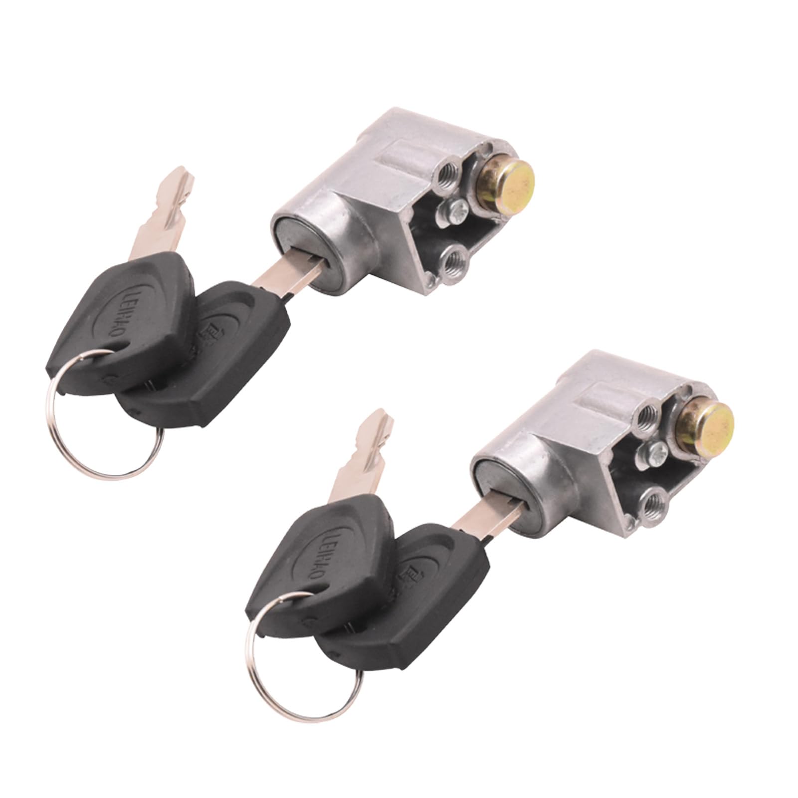 Photo 1 of Electric Bike Battery Box Safety Lock, Battery Cylinder Lock Ignition Switch Anti-Theft Safety Lock, Portable Outdoor Durable Cycling Electrombile Battery Box Lock with 2 Keys (2pcs) 2 Pieces