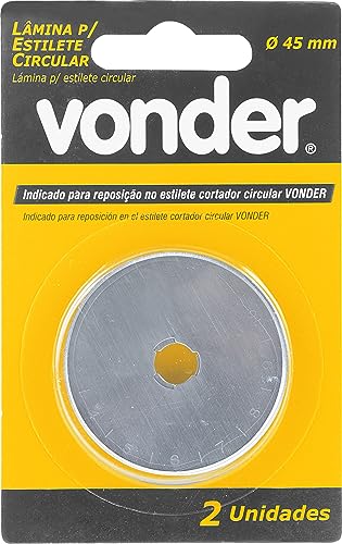 Lâmina Circular Para Estilete 45mm com 2 Peças - Vonder