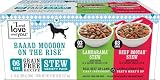 I and love and you Wet Dog Food - Baad Mooon On The Rise Variety Pack - Beef + Lamb, Grain Free, Filler Free 13oz can, 6pk
