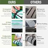 Wolfwise Picnic Blanket Extra Large Fleece Beach Mat with Waterproof Backing Anti Sand,200x200cm XXL,Green Stripes