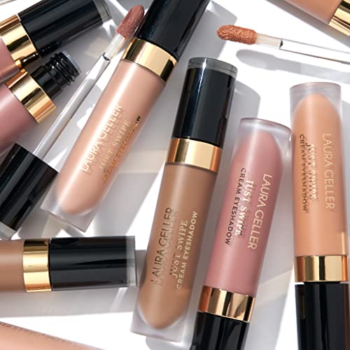 Laura Geller Just Swipe Liquid Eyeshadow - Terracotta - Cream-To-Powder - Lightweight Crease-Proof Velvety Color - Long-Lasting Finish #TOP5