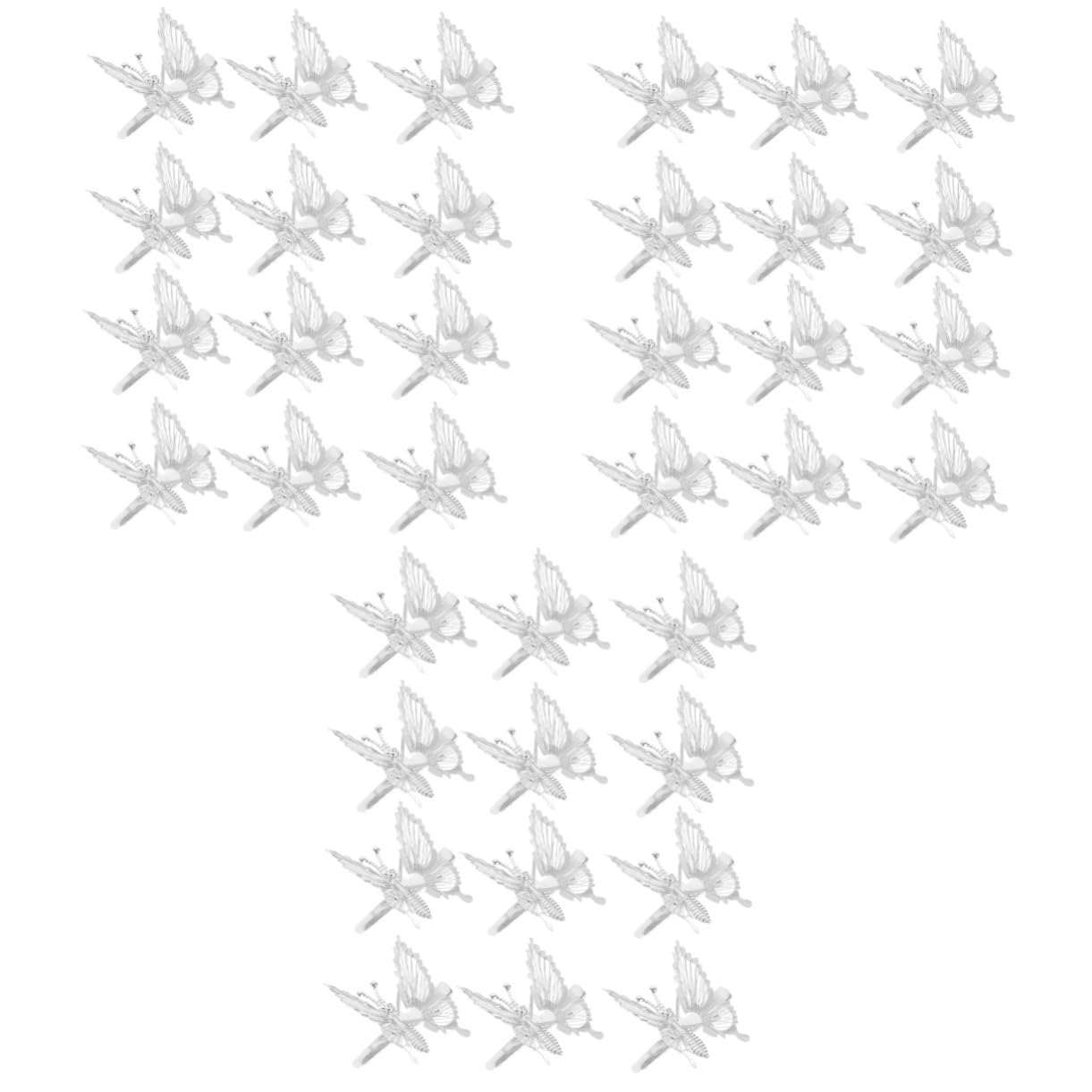 MAGICLULU 36 Stk Schmetterlings-Haarspange aus Metall haarklammer set haarspangen set Teenager-Mädchen Damen Tiara Haarnadel Schmetterlinge Clips Haarschmuck Wird sich bewegen Kopfbedeckung