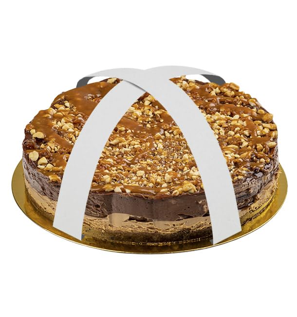 1 Paquete de Tiras de Cartón para Tartas, 65x4cm, Color Blanco, Salva Tartas, Pastelería, Panadería, Resistentes, Flexibles