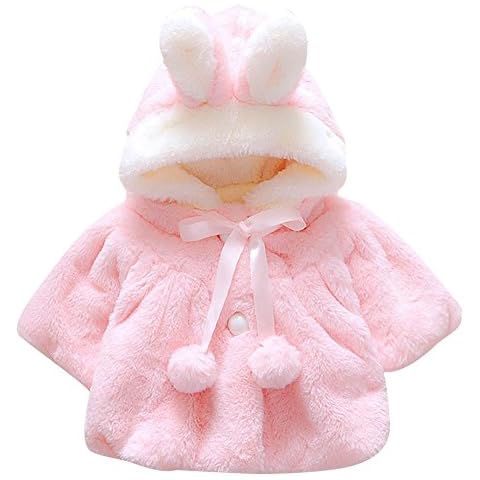 CHIC-CHIC Baby Girl Faux Fur Cape Cover