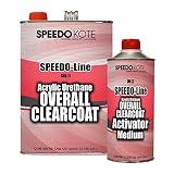 Automotive High Gloss Clear Coat Urethane, SMR-21/25 4:1 Gallon Clearcoat Kit. For California, Delaw