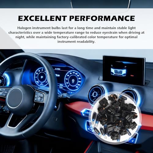 Kit 20 Lámparas Halógenas Azul para Tablero de Auto miniatura 5