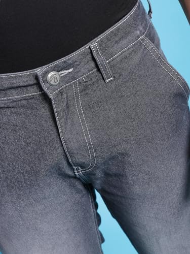 Image of The Indian Garage Co Men Slim Fit Solid Mid-Rise Jeans