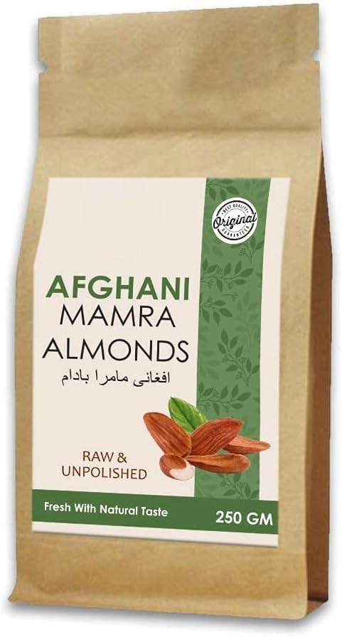 AHSD Premium Mamra Giri Almonds. Mamra Almonds badam Giri Nuts (250Gm)