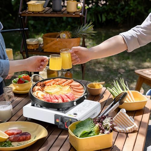 Poêle à cassette camping et réchaud de cuisson robuste pour voyage - 3