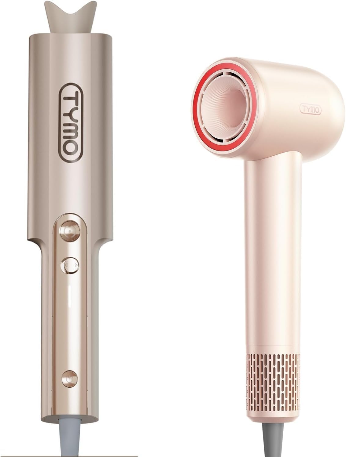 TYMO High Speed Compact Hair Dryer TYMO Long Barrel Automatic Rotating Curling Iron