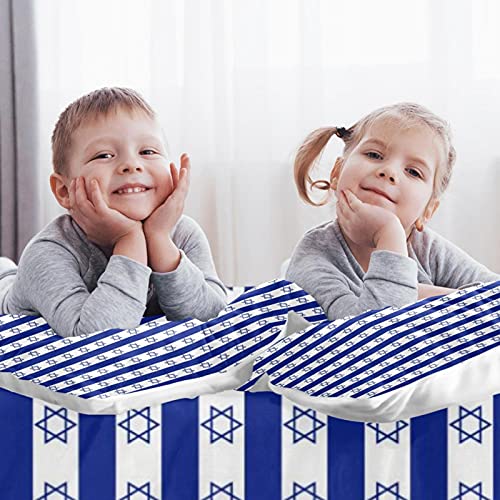 Housse de couette 3 pièces avec taies d'oreiller motif étoiles bleues king size et lit simple - 3