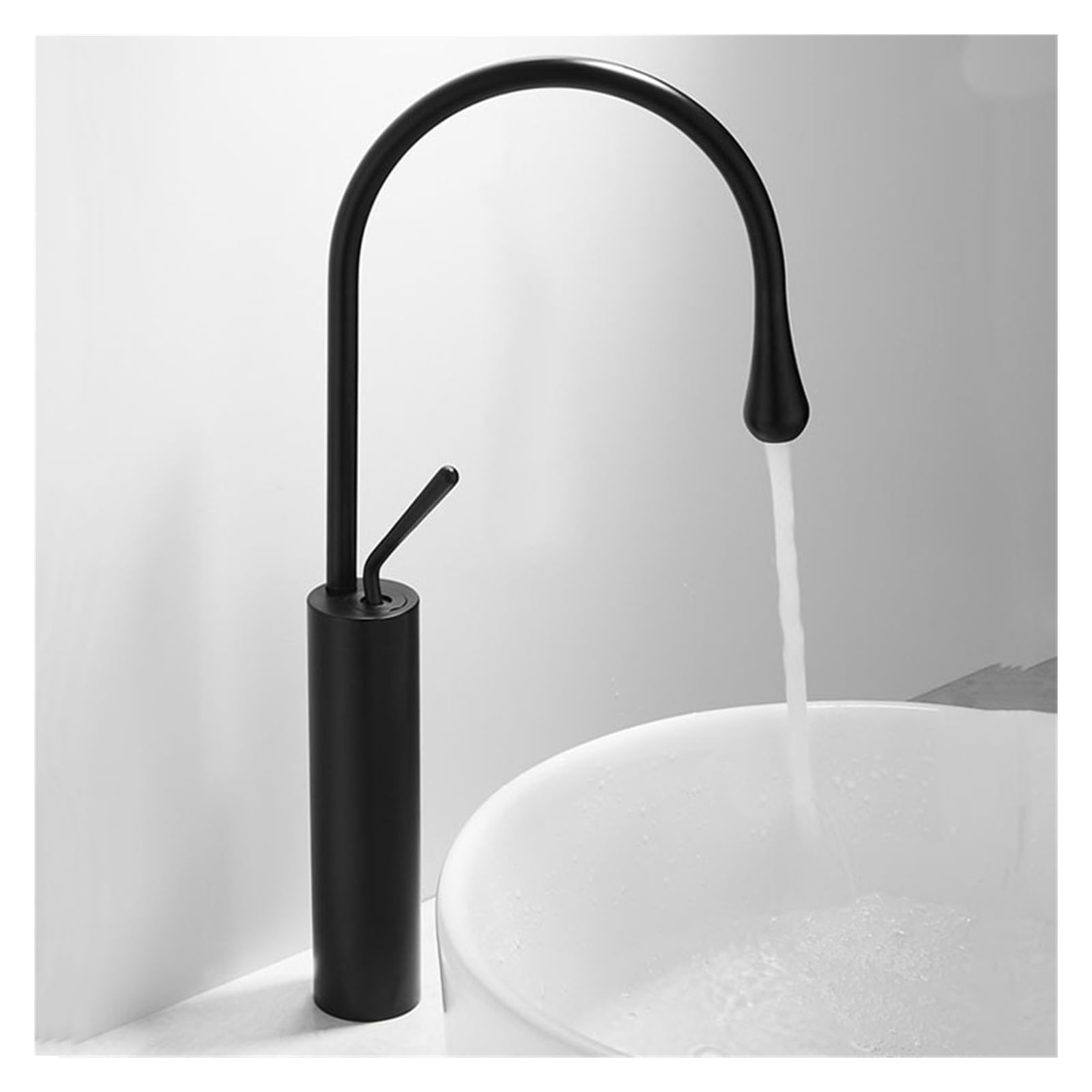 Yjyjy Blackatall Faucet Basin Faucet Single Handle 360 ??Swivel Spout Modern Brass Mixer Faucet For Kitchen And Bathroom Basin Sink Faucets Tap
