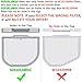 Uszily 5231EL1001C Lint Filter Replacement for LG and Kenmore Dryers, Ultra Durable Lint Screen Trap, Rim with Felt Seal, Filter Size 12.2 * 10.6 * 1.5 inch (31.1 * 27.0 * 3.8 cm)