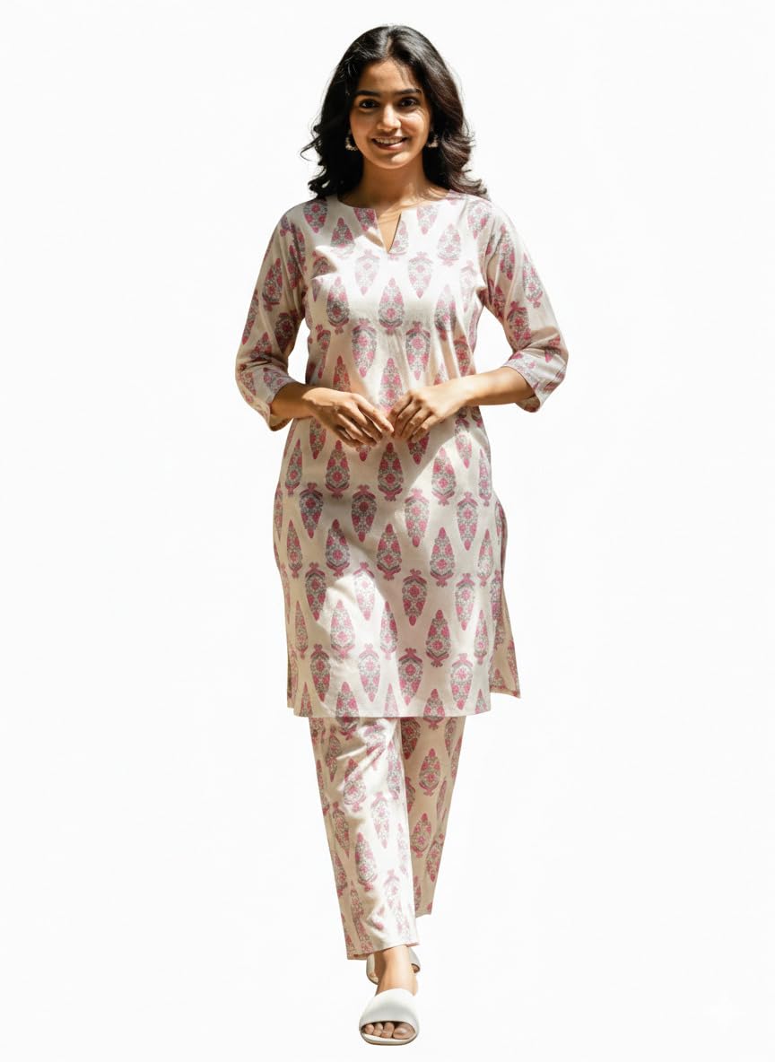 varanga Women Botanical Straight-Fit Set-picture-42