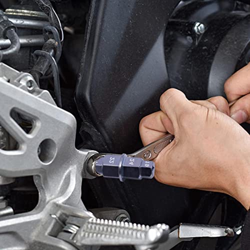 Motor spindel gereedschap | Gereedschap voor het verwijderen van motorwielas,Hex Socket Reparatie Tool Voor Motorfiets Voorwiel Spindel, 17mm, 19mm, 22mm, 24mm Rolempon - Image 4