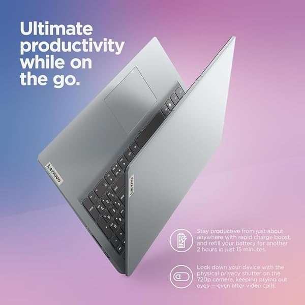 Lenovo IdeaPad Newest Slim Laptop, 36GB RAM, 1.5TB Storage (1TB SSD & 500GB External), Dual Core Intel Processor, 15.6 Inch Anti-Glare Display, WiFi 6, HD Webcam, Long Battery, Office 365, Win 11 - Image 5