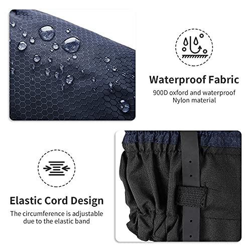 ROCKRAIN Waterproof Leg Gaiters Adjustable Snow Boot Gaiters for Men Women Hiking Hunting Skiing Snowshoeing
