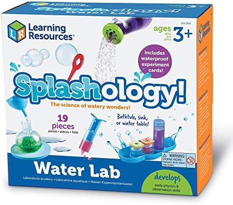 Learning Resources Splashology! Water Lab Science Kit, STEM Playtime, Water Activities, 19 Pieces, Ages 3+ 6 51UPL8bQtAL. AC