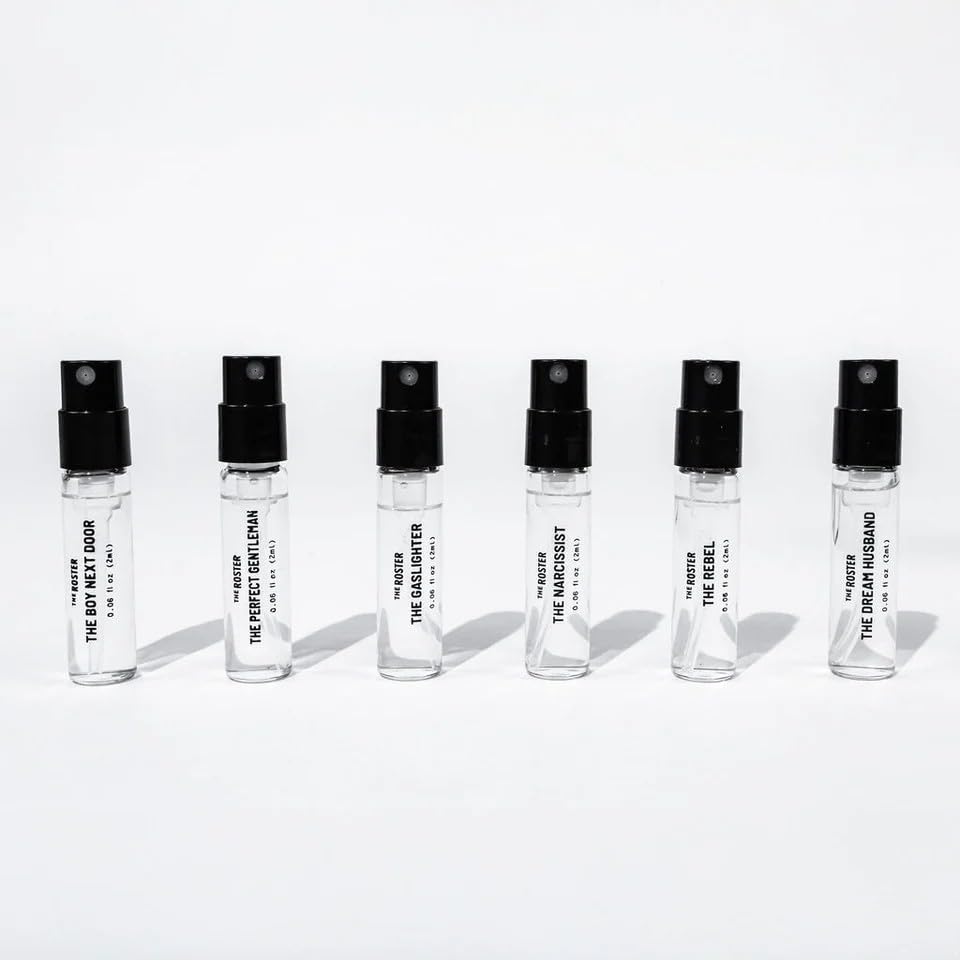 The Roster Fragrances- Matchmaker Mini Set. Six (6) sample bottles of our most popular 2 mL Womens Perfumes. Eau de Parfum Long Lasting Womens Perfume. 6x TSA Approved Travel Perfume Bottles. - Image 5
