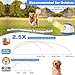 Automatic Ball Launcher for Dogs, 40-80Ft Distance Dog Ball Thrower Launcher, Rechargeable Automatic Dog Balls Launchers with 4 Balls (2.5