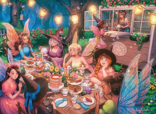 Ravensburger Enchanting Brew Puzzle - Rompecabezas XXL de 300 piezas para niños con temática de fantasía Fairy Picnic miniatura 1