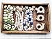 Natural Wooden Teething Toy Pacifier Holder Interchangeable Pendant- Dummy Clip