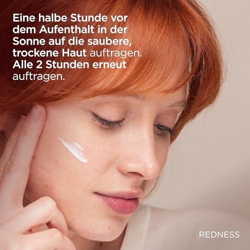 ISDIN FotoUltra Redness LSF 50 50 ml. Sonnenschutz für das Gesicht für sensible Haut. Verhindert und korrigiert Hautrötungen