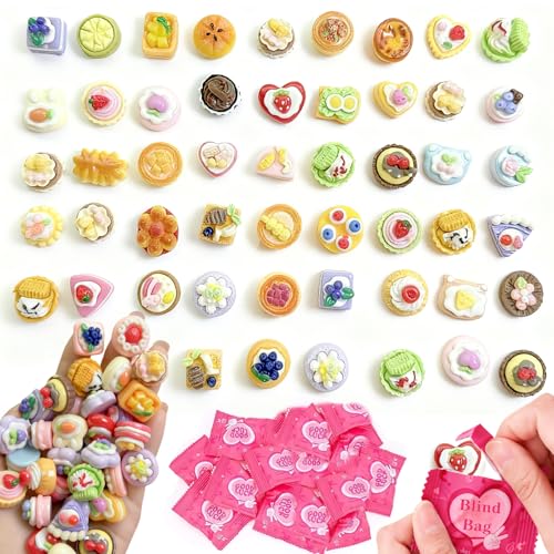 Wnqou 50 Pcs Mini Cake Mystery Bags