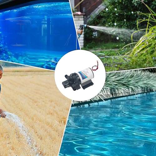 Image of 2088-422-144 Diaphragm Water Pump,12V 3.3GPM 45PSI RV Water System Pump 1 /2MNPT Connection Fit for Garden RV Yacht and Other Water Delivery System